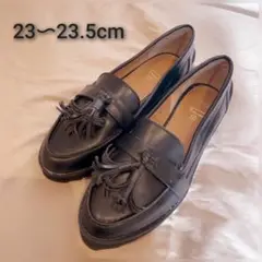 タッセル付きローファー 23〜23.5cm Mサイズ
