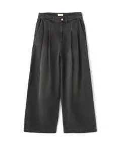 Toironier/トワロニエ/2tuck wide denim pants