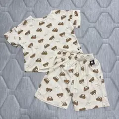美品 フタくま セットアップ パジャマ 95