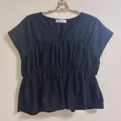美品　とっても涼しい黒ブラウスDreamy Minx