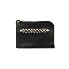 22SS【新品】☆CALEE キャリー:スタッズ レザー ウォレット ポーチ