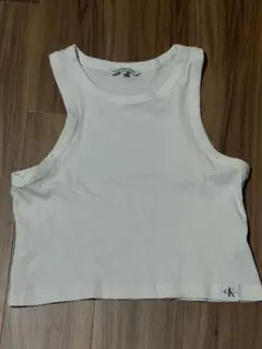 Calvin Klein Jeans ノースリーブ M ホワイト