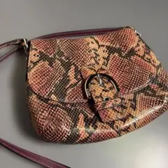 激レア　coach ソーホー　SOHO パイソン　蛇柄　ショルダーバック　y2k