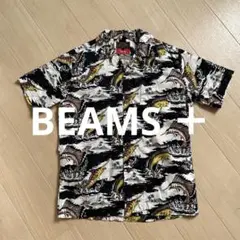 【美品】ビームスプラス アロハシャツ アメリカ製 コラボ USA製