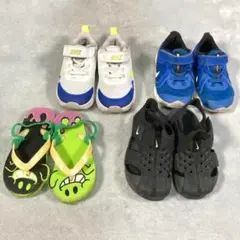 【NIKE】 ナイキ キッズ 4点セット ナイキ3点 サンダル1点 12cm