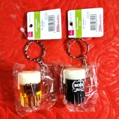 ダイソー　キーホルダー　ビール