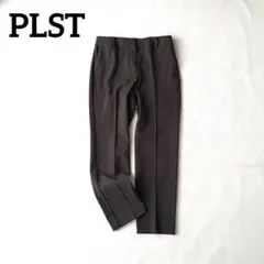 美品✨PLST プラステ ブラッシュドバックスティックパンツ ブラウン Lサイズ