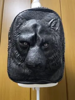 熊デザインバックパック 黒