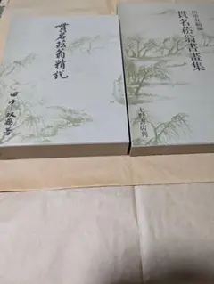 掛軸　竪物　書画2枚張　秋景山水　貫名菘翁（海屋）幕末の三筆の一人　木製箱 掛軸 竪物 書画2枚張 秋景山水 貫名菘翁（海屋）幕末の三筆の