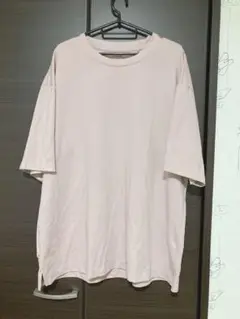 薄いピンク オーバーサイズ TシャツXL
