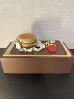 【美品】ハンバーガー　ティッシュカバー　ダイナー　ポテト　アメリカン雑貨