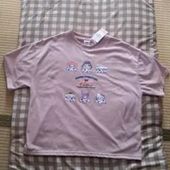 ペコちゃん　サンリオキャラクター　Tシャツ　Mサイズ　ピンク