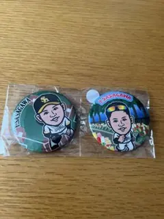 若鷹ガチャ　笹川吉康　缶バッジ