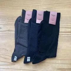 Tabioソックス　薄手　3足セット