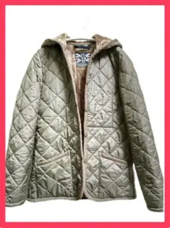 LAVENHAM*ラベンハム キルティング ジャケット 裏ファー 36サイズ
