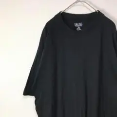 USA古着 falsa オーバーサイズ Tシャツ 無地 黒