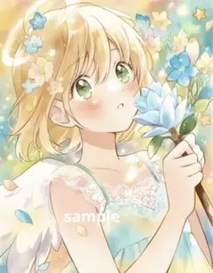 AIイラスト　美女 L版サイズ 1点物 C22