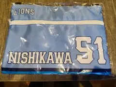 ライオンズフェスティバルズ　西川愛也　５１　サマーブルーユニフォーム　サコッシュ