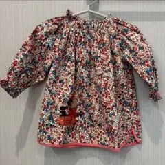 ファミリア　リバティ　チュニック　ブラウス　80