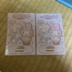 マイメロディ アクリルスタンド 2個セット