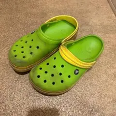 クロックス crocs 黄緑×黄