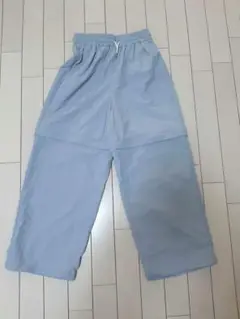 GU ナイロンロングパンツ Sサイズ グレー