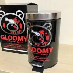 【レア】グルーミー GLOOMY ステンレスダストボックス ブラック