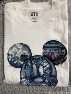 ユニクロ UT ディズニー デニム風ミッキーTシャツ L 新品未使用