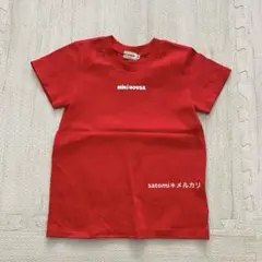 ミキハウス　ロゴTシャツ 100