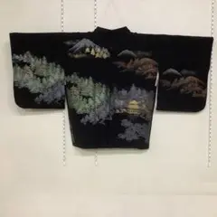 羽織 黒 コスプレ 和洋折衷コーデ レトロ アンティーク リメイク
