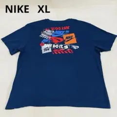 【美品】✨NIKE ナイキ　半袖Tシャツ　ロゴプリント　大きめサイズ XL