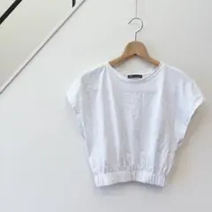 ザラ/半袖Tシャツ/カットソー/カジュアル/おしゃれ/ショート丈/ゆったり