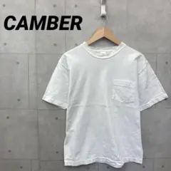 CAMBER キャンバー Ｔシャツ 半袖 胸ポケット メンズ M 白