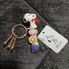 スリーカラット　 スヌーピー　　 バッグキーチップ