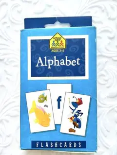 【英語教材】3-5歳 フラッシュカード Alphabet (大文字+小文字)