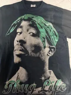 Thug Life Tシャツ ブラック