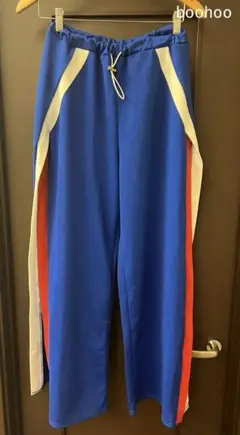 boohoo サイドスリット パンツ