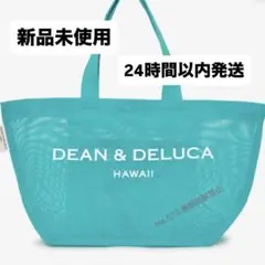 新品未使用 ディーン&デルーカ メッシュトートバッグ ミントグリーンエコバッグS