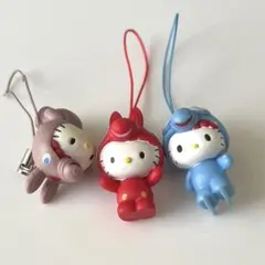 ハローキティ ロディ コラボ ストラップ 3個セット