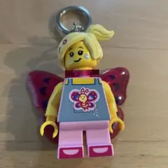レゴミニフィギュア 蝶の羽 キーホルダー