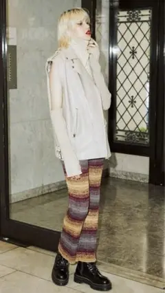 jouetieグラデーションニットパンツ