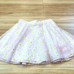 メゾピアノ　mezzo piano スカート　サイズ130　花柄　マーガレット