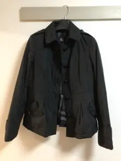 ※値下げ(4回目 ファイナル!) バーバリー ショートダウンブラックジャケット