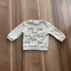 グリーンレーベルリラクシング　ベージュラメトップス　85cm ベビーライン