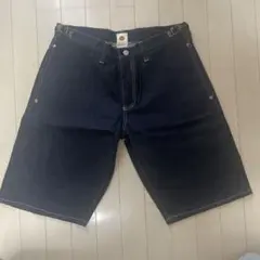SOMET ダークブルー デニムショートパンツ