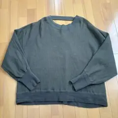 KURO クロ リブ トレーナー セーター カットソー