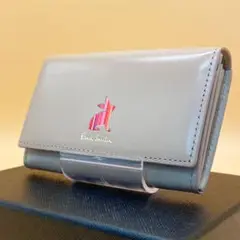 ポールスミス マーケトリーストライプラビット クリーム カードケース 名刺入れ