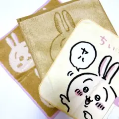 【匿名配送】ちいかわ うさぎ ハンカチ 3枚セット