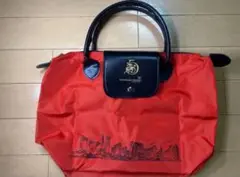 【希少・非売品】マリーナベイサンズ限定 折りたたみバッグ（レッド）