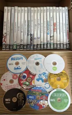 Wii ソフト30本セット　まとめ売り　ジャンク